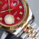 Swiss Quality Rolex Datejust ii 41mm Cherry red Dial Diamond Markers Jubilee Watch (3)_th.jpg